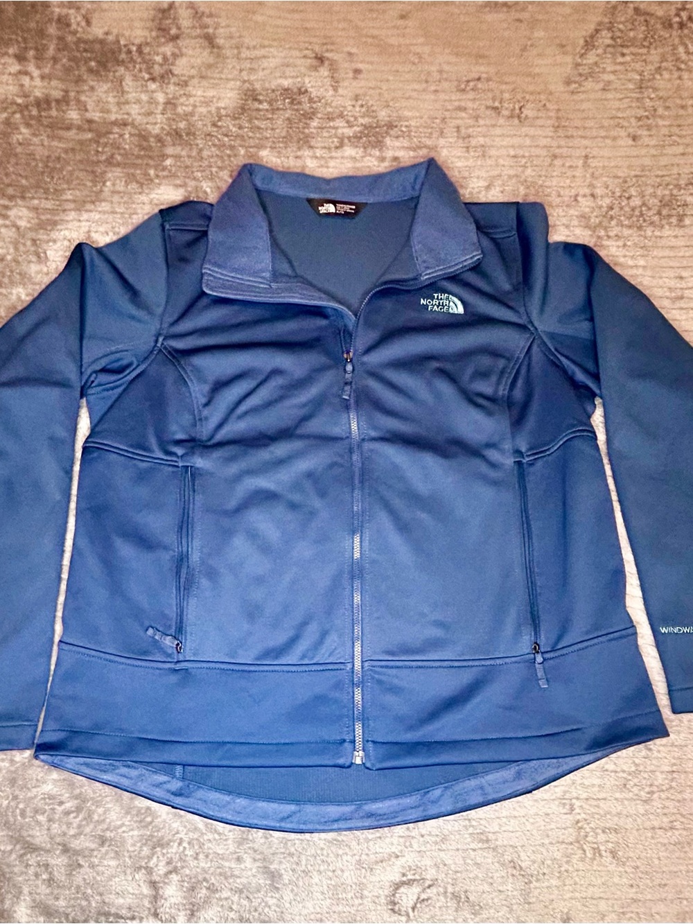 The North Face Windwall Black Fleece Full Zip Jacket